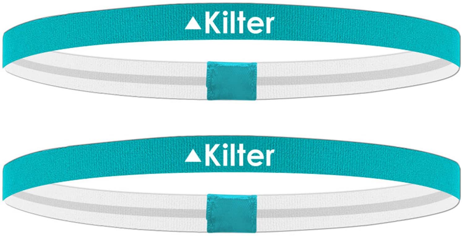 Sport Headbands - 14mm - 2 Pack - Curie Blue