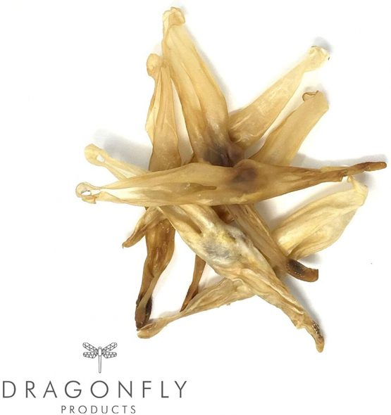 Dragonfly Products 20 pieces Rabbit Ears for Dogs Without Fur EU Natural Treat 300g