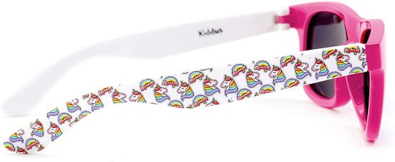KIDDUS Baby sunglasses POLARIZED lenses. For boy, girl. From 8 months. Flexible legs. UV400 100% UVA and UVB protection. Safe, comfortable and impact resistant. LITTLE KIDS - Image 4