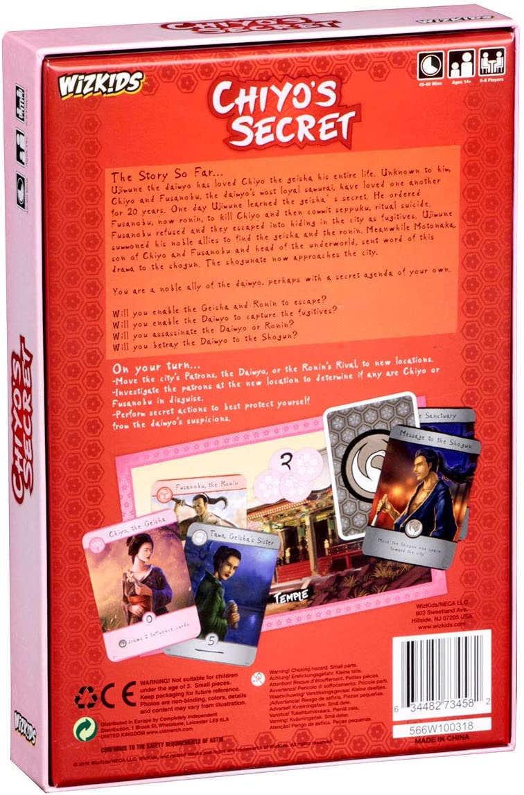 WizKids Board Game Chiyo's Secret *English Version* Role Playing games, White - Image 2
