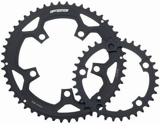 FSA Unisex's Pro Road N10/11 110BCD V14 Chainring-Black, 110 x 34t
