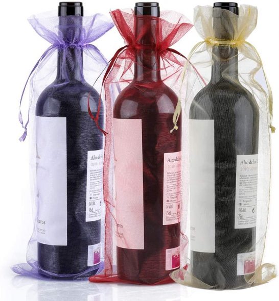 organza wine bags