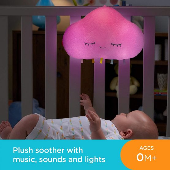 Fisher-Price Twinkle and Cuddle Cloud Soother, 590 g, GJD44 - Image 2