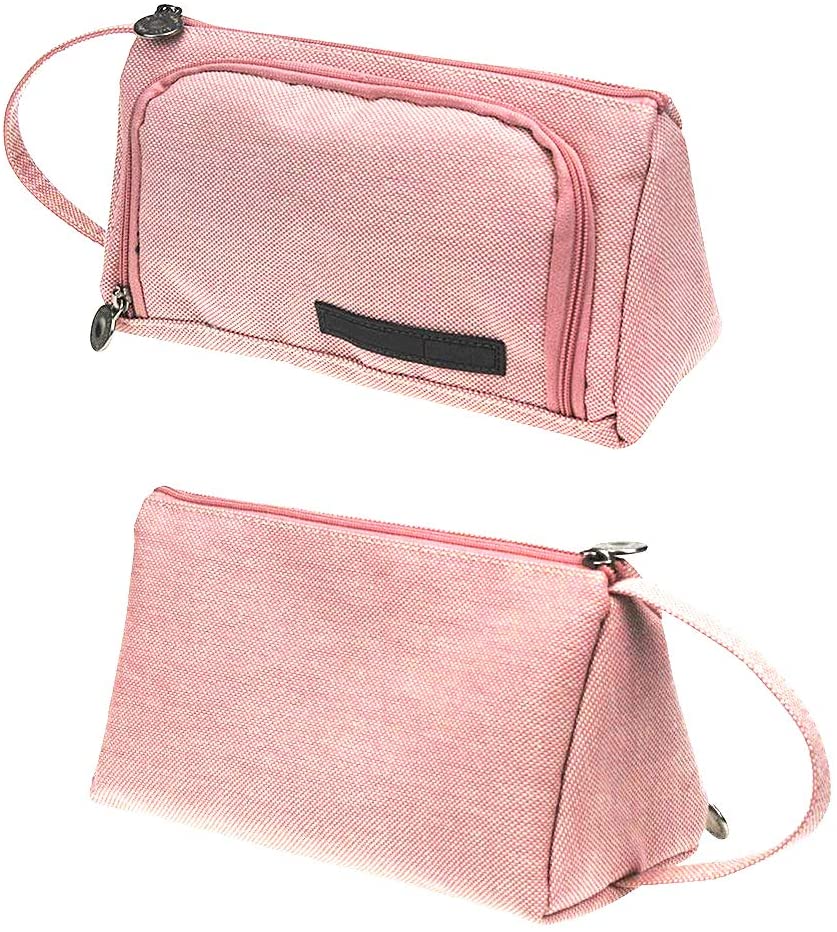 PLECUPE Pencil Case, Large Capacity Pencil Bag with Compartments - Image 2