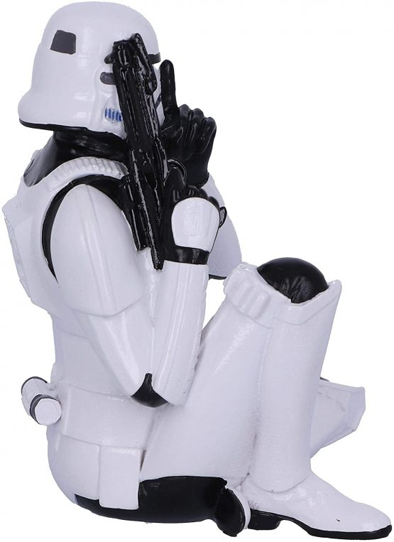Nemesis Now B4894P9 Original Stormtrooper Three Wise Sci-Fi Speak No Evil, Multicolour, 10cm - Image 4
