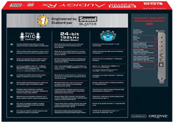 Creative Sound Blaster Audigy Rx - 7.1 PCIe Sound Card with High Performance Headphone Amp - Image 4