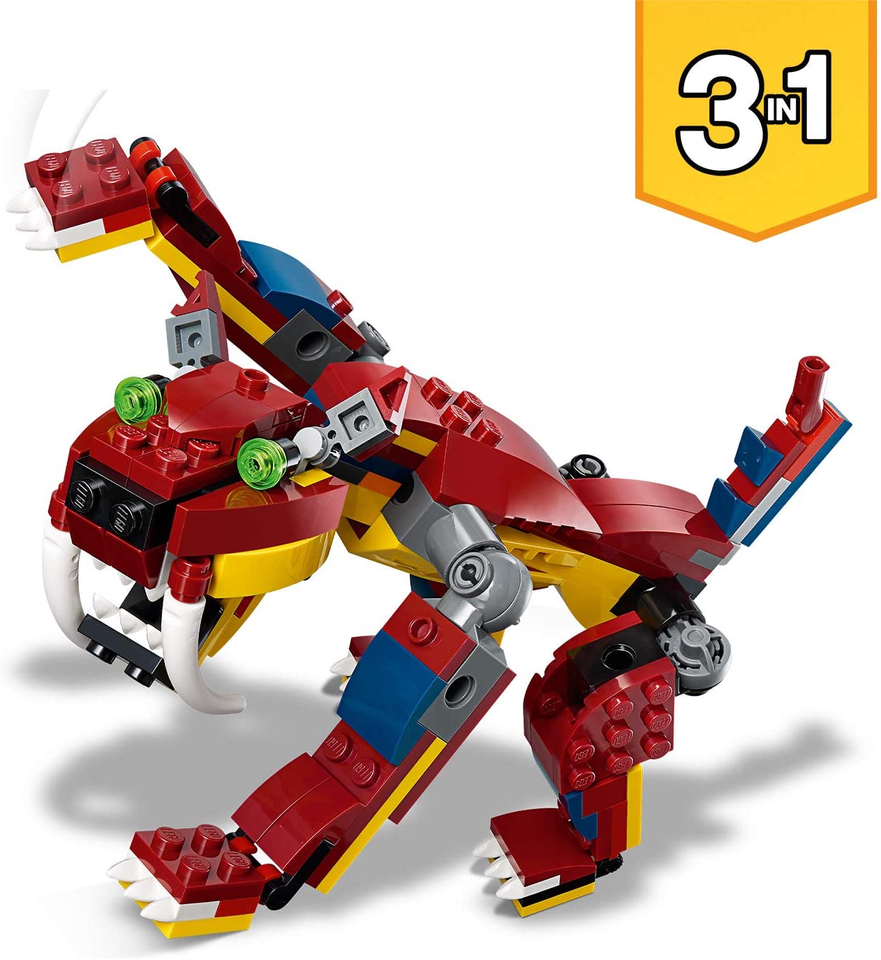 LEGO 31102 Creator Fire Dragon, Multicolor - Image 4