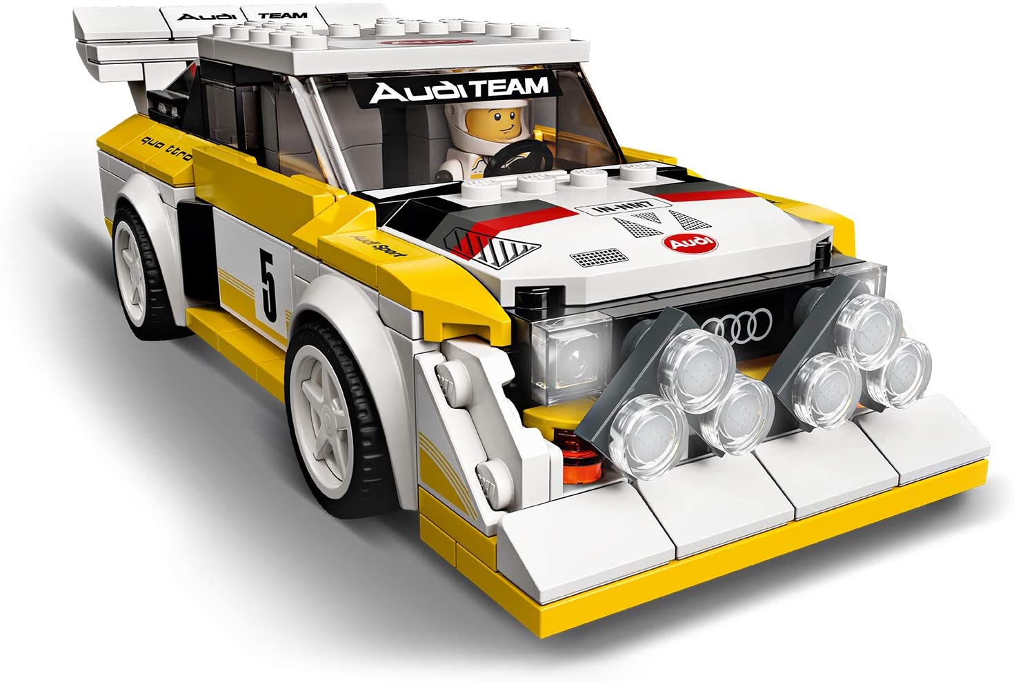 LEGO 76897 Speed Champions Audi Sport quattro S1 Racer Toy, with Racing Driver Minifigure, Race Cars Building Sets - Image 2