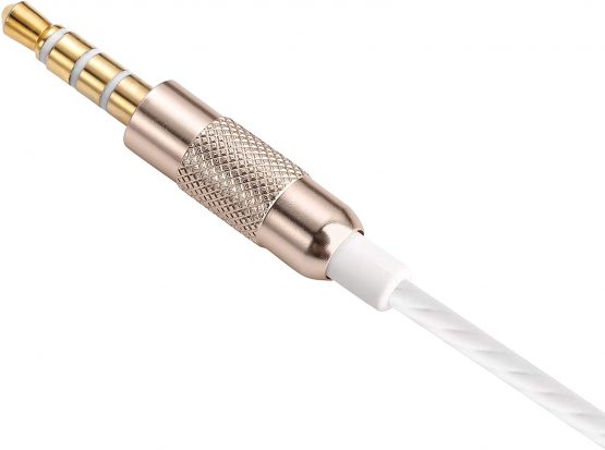 Betron BS10 Earphones, In Ear Headphone, Noise Isolating Earbuds, Powerful Bass Sound, 3.5mm Jack, Gold - Image 4