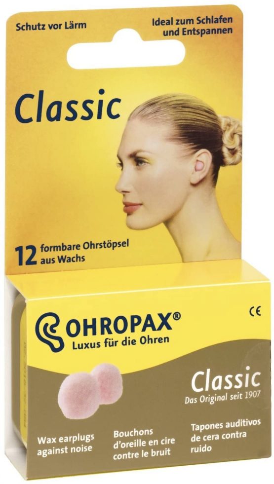 Ohropax Classic Wax Moldable Earplugs 2 Packs (24 Earplugs) - Image 4