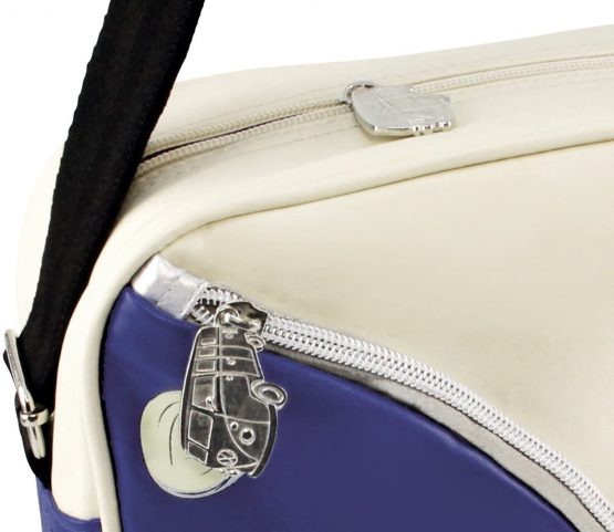 BRISA VW Collection VW T1 Bus Shoulder Bag Landscape - Blue - Image 3
