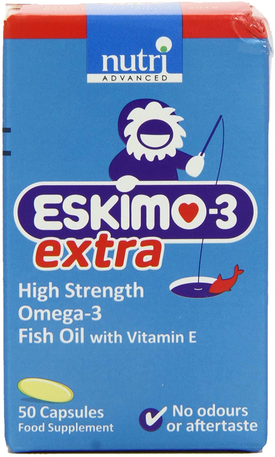 Eskimo-3 Extra High Strength Omega-3 Fish Oil by Metagenics - 500mg Essential Fatty Acids EPA & DHA - 50 Capsules