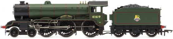Hornby R3448 BR 4-6-0 B17 'WELBECK ABBEY' No 61619 Steam Locomotive, Multi Colour