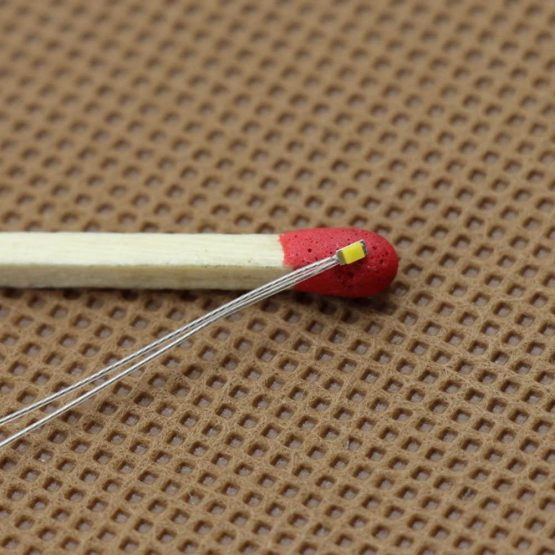 Evemodel T0603W 20pcs Pre-soldered micro litz wired leads Bright White SMD Led 0603 NEW - Image 4