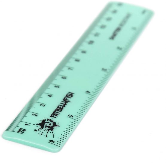 6 Inch / 15cm Rulers - Shatter Resistant - Pack of 5 - Pastel Colours - Fat Belly Fish - Image 2