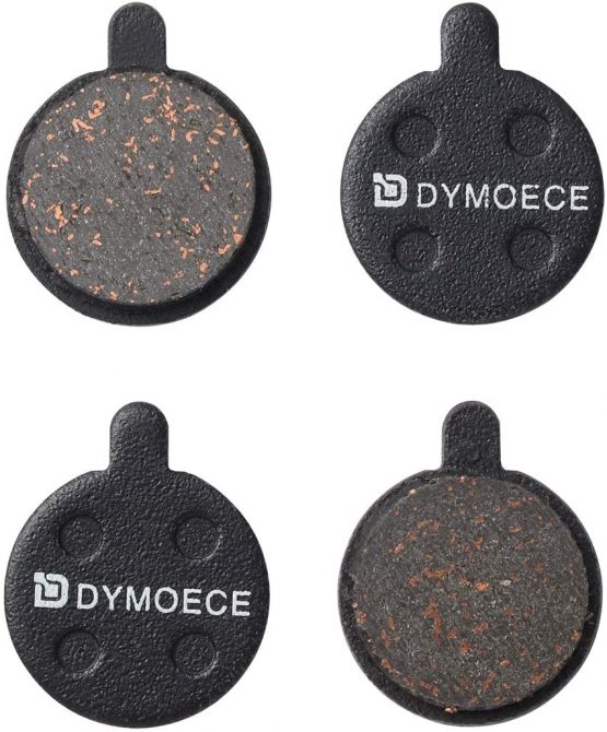 Dymoece 2 Sets Bicycle Disc Brake Pads for Zoom DB280 DB550 DB450 DB350 (Organic Resin,Semi-Metallic,Sintered Metal)