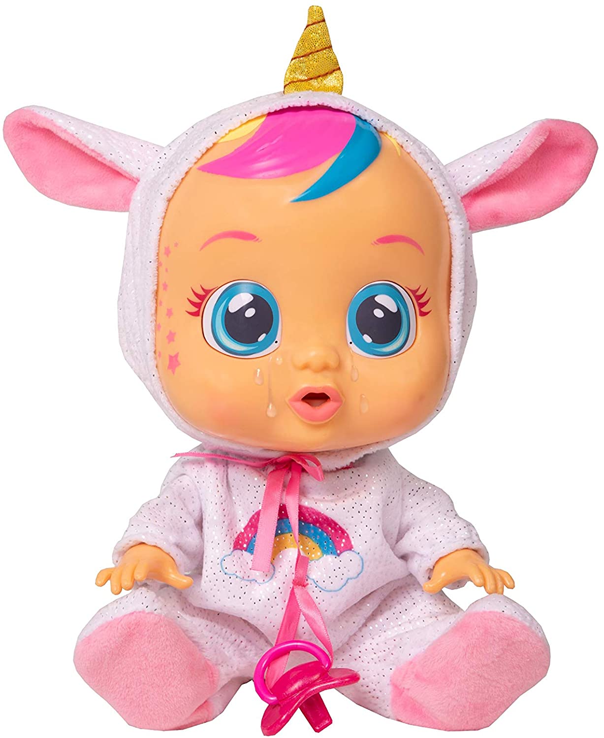 CRY BABIES Fantasy Deamy | Interactive Baby Doll that Cries Real Tears with Dummy & Pyjama - Toy for Kids +18 Months - Image 3