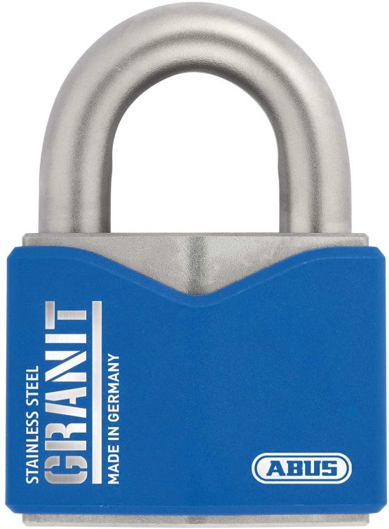 ABUS 79185 37ST/55 Granite Padlock, stainlesssteel, 55mm Edelstahl