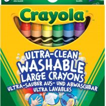 CRAYOLA Ultra Clean Crayons Washable Pack of 8 ,52-3282-E-000