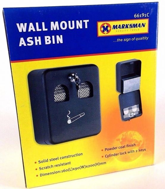 Wall Mounted Metal Ash Tray