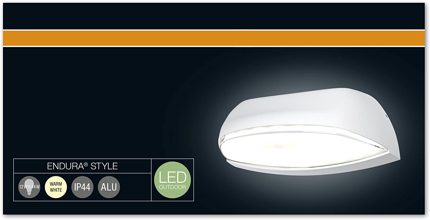 OSRAM Endura Style Wide LED Wall-Outdoor Luminaire, Warm White, 12 W - Image 3