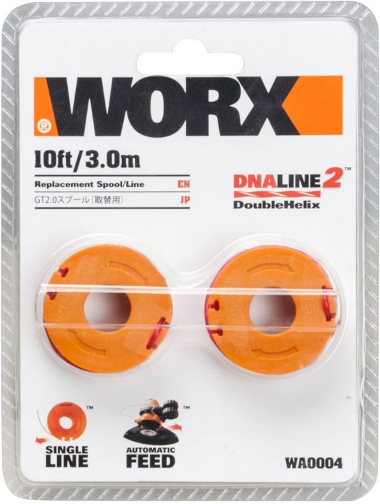 WORX WA0004 Replacement Spool and Line for WORX Grass Trimmers Orange - Image 3