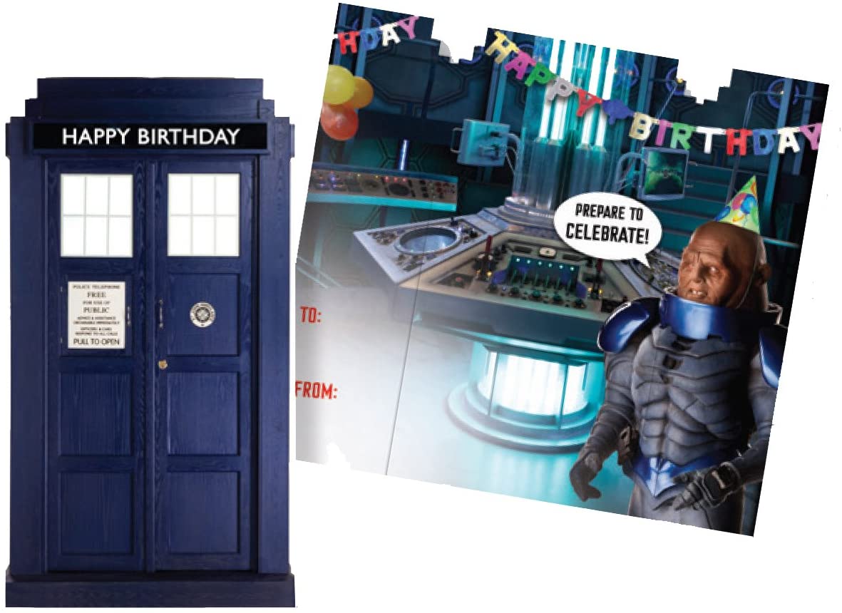Doctor Who "Tardis" Birthday Card, Blue, 12.8 cm - Image 2