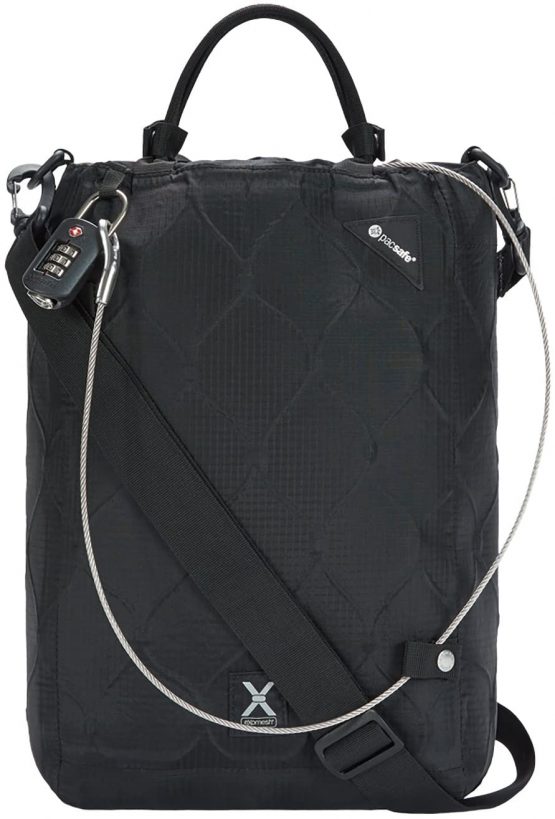 PacSafe Travelsafe X15 Travel Purse, Black, One Size