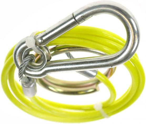 BITS4REASONS NEW MODEL MAYPOLE MP5015B BREAKAWAY CABLE PVC HI VIS YELLOW 1M x 3MM SAFETY TRAILER CARAVAN CABLE - Image 2