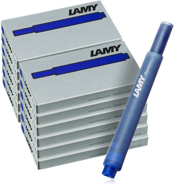 Lamy Ink Cartridges for Fountain Pen 50 Pieces Blue