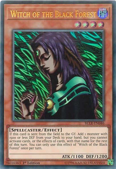 Yu Gi Oh Witch Of The Black Forest Ultra Rare Bllr