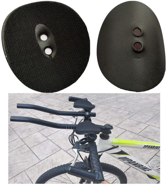 Yeemg TT Bar Aero Bar Triathlon Time Trial Tri Cycling for Bicycle Rest Handlebar, MTB or Road Bike Aluminum Alloy (Black) - Image 4