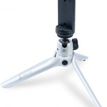 VANGUARD Vesta Mini Aluminum Tabletop Tripod with Smart Phone Holder - White Pearl