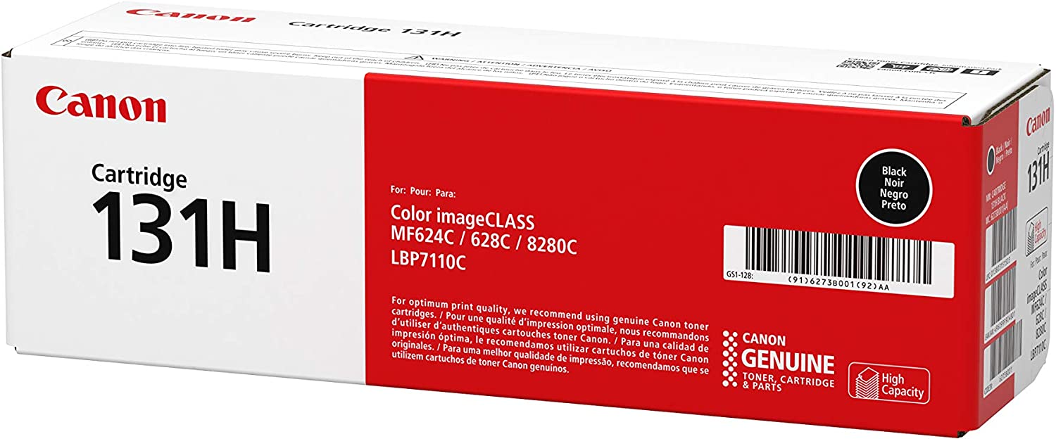 Canon 131H K Original Black 1 Piece - Toner for Laser Printers (2400 Pages, Black, 1 Piece), Alto rendimiento (XL) - Image 3