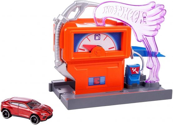 Hot Wheels FMY97 City Downtown Super Fuel Stop Play Set, Multi-Colour