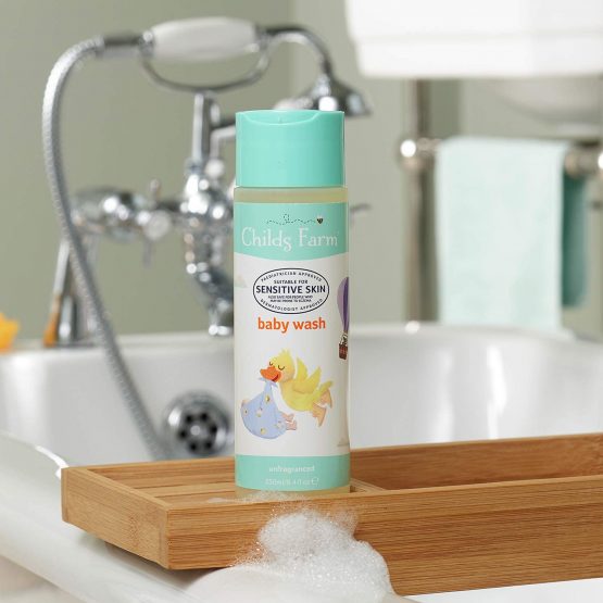 Childs Farm - Baby Body Wash, Gently Cleanses & Moisturises, Sensitive Skin, Unfragranced, Suitable for Newborns, 250ml - Image 3