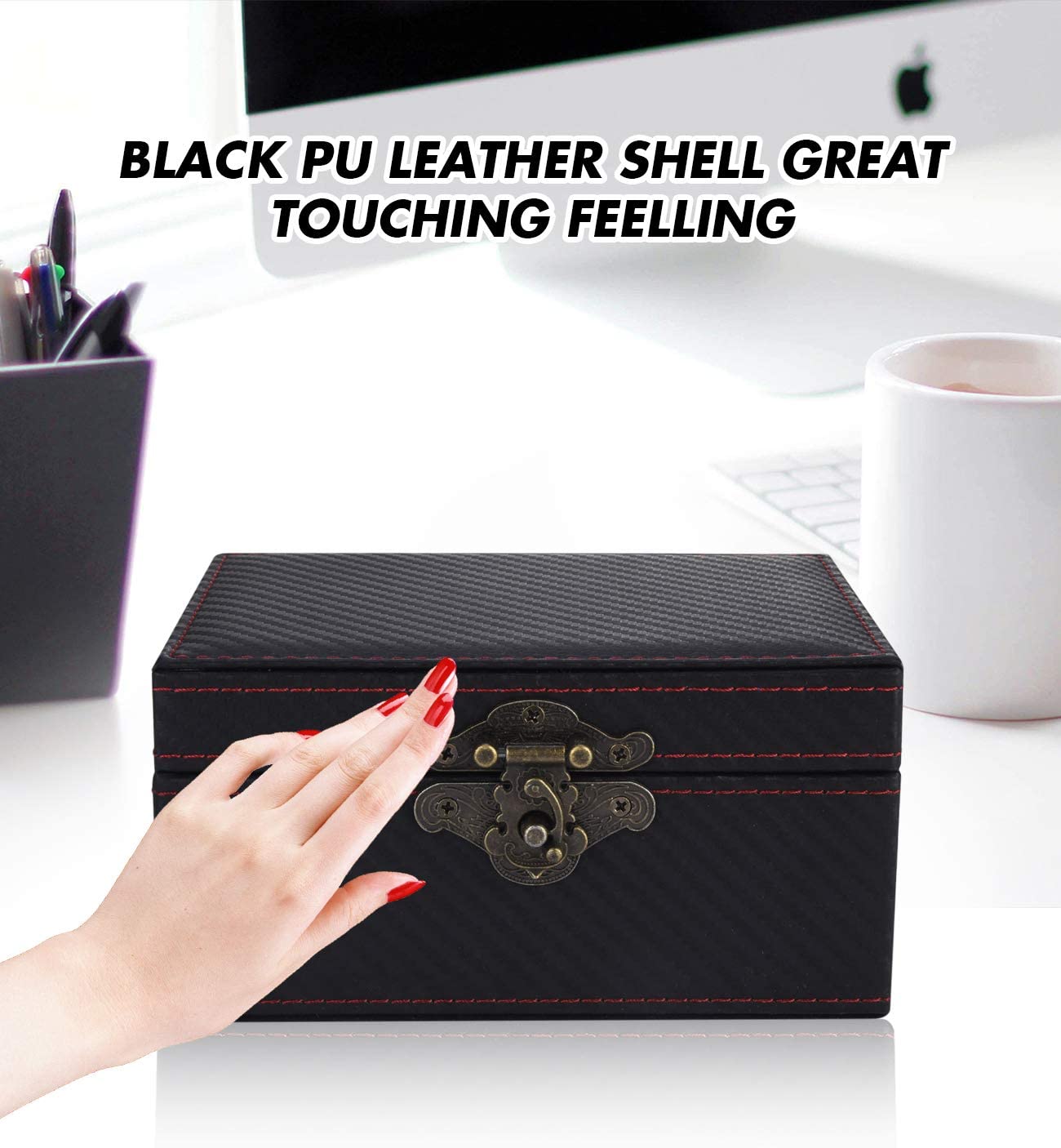 MONOJOY Faraday Box, Large Keyless Car Key Signal Blocker, Safe Anti Theft Key Box, Rfid