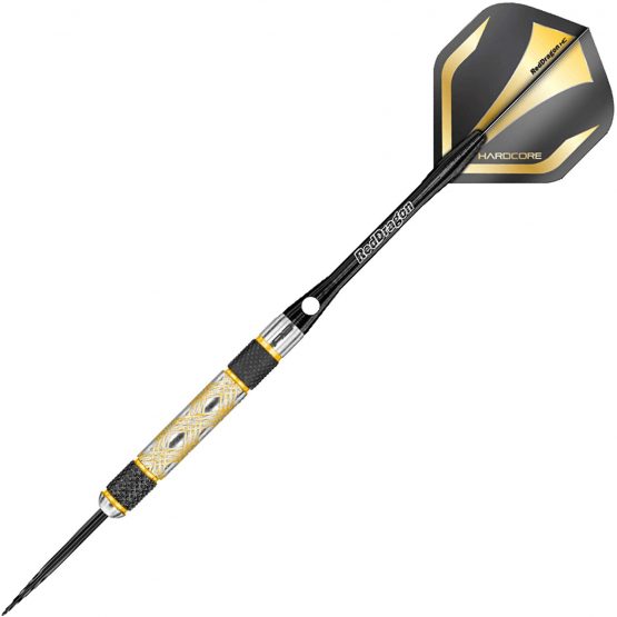 RED DRAGON Golden Eyes 22g, 24g, 26g, 28g, 30g or 32g Tungsten Darts Set with Flights and Stems - Image 2
