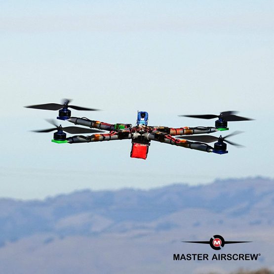 Master Airscrew 3X Power 13x12 Propeller R Orange (CW Rotation) - Image 4
