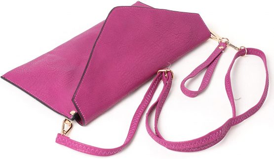 Aossta Womens Clutch Bag Large Envelope Clutch Bag For Women Crossbody Wedding Party Evening Bag - Image 3