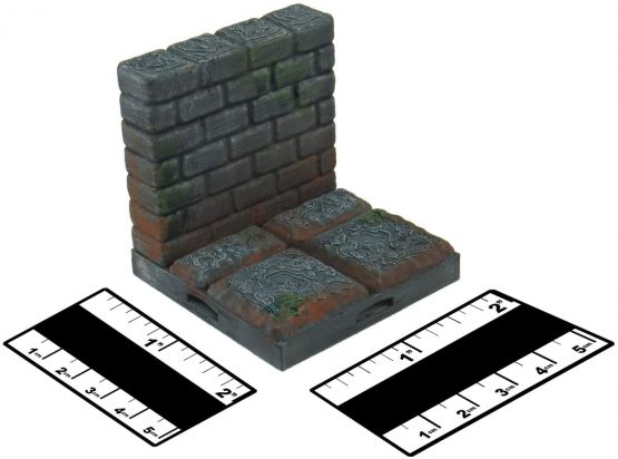 EnderToys Locking Dungeon Tiles - Masonry and Stone, Wargame Terrain for Tabletop 28mm Miniatures, 3D Printed Scenery - Image 3