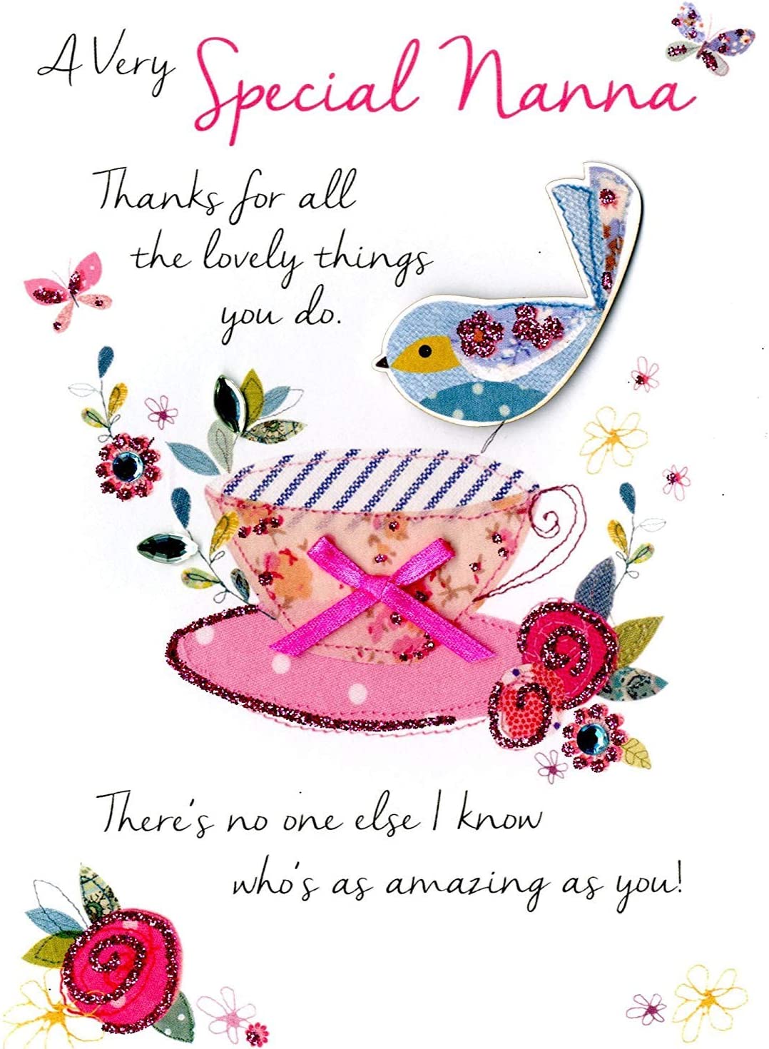 Special Nanna Birthday Greeting Card Second Nature Just To Say Cards