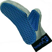 Mr. Peanut's Pet Grooming Glove Brush, Deshedding Tool, For Long and Short Hair Grooming of Dogs, Horses, Bunnies & Some Agreeable Cats, Pet Massage & Bathing Brush & Comb
