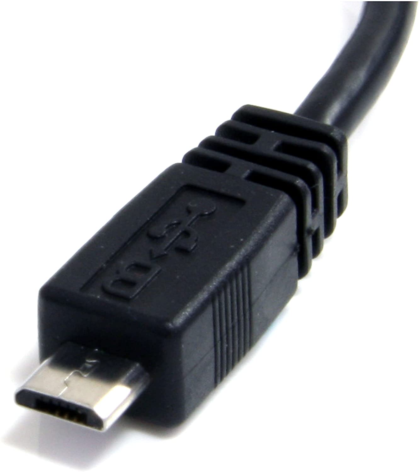 StarTech 6 inch Micro USB Cable - A to Micro B, Black, 6 Inch/15 cm - Image 3