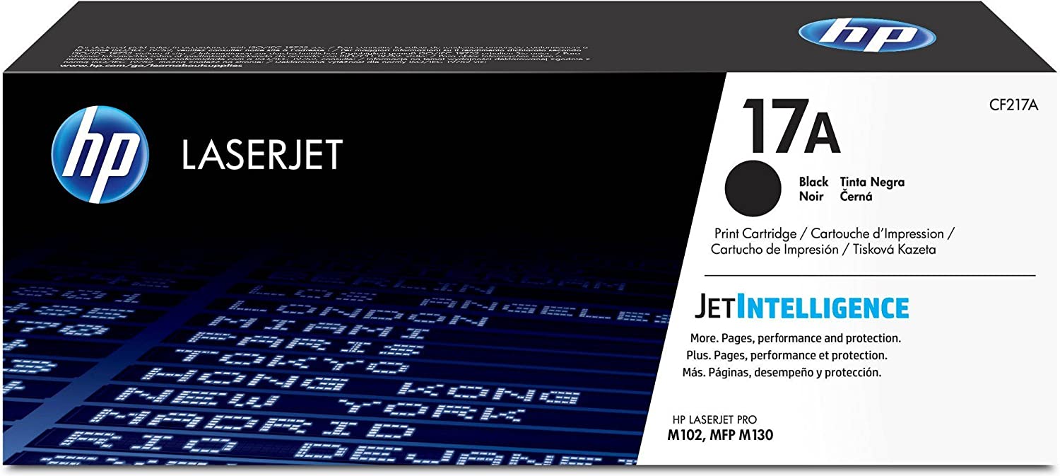 HP CF217A 17A Original LaserJet Toner Cartridge, Black, Single Pack, Standard