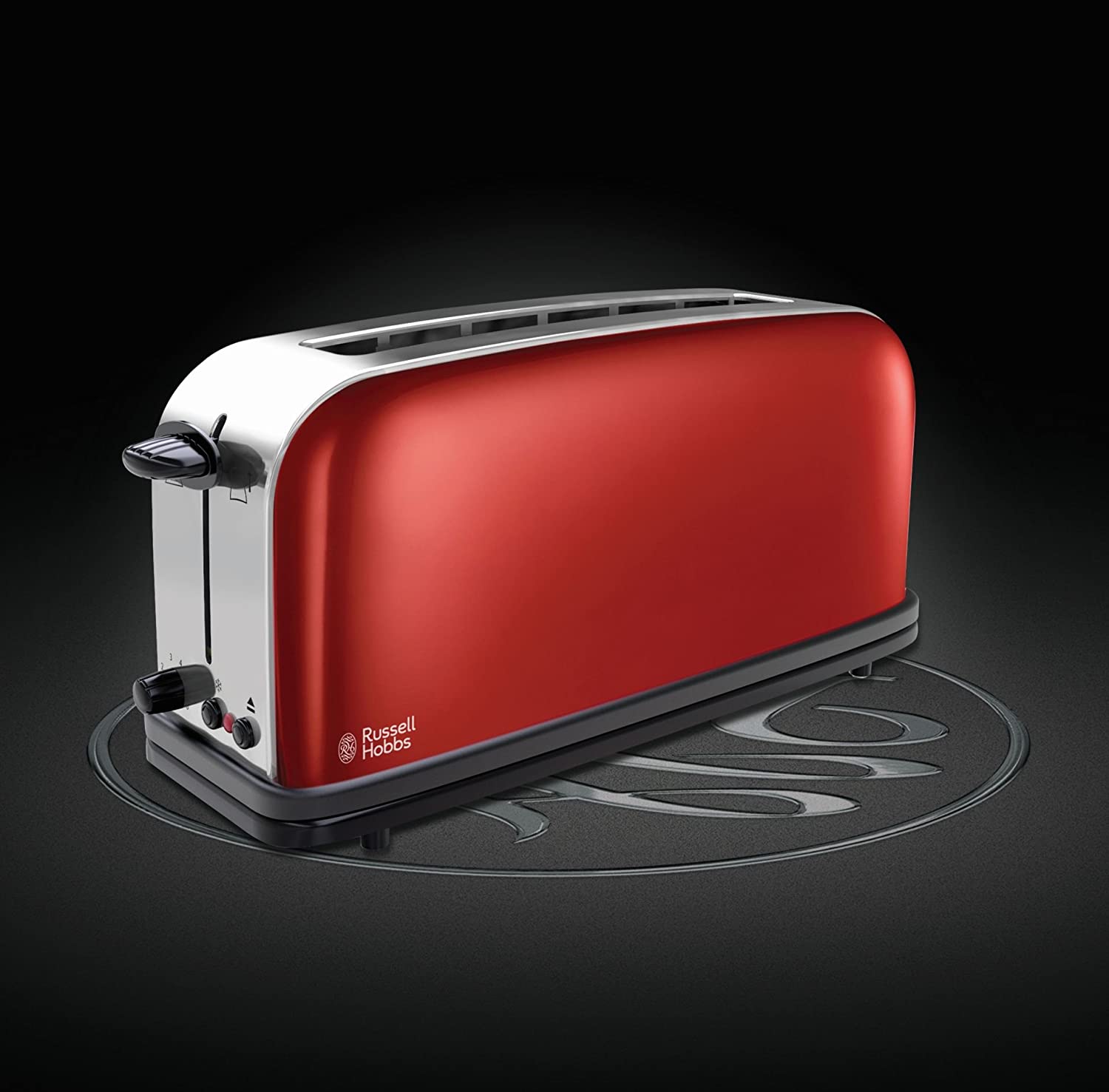 Russell Hobbs Flame Red 2 part(s) Rouge, Acier inoxydable, Black - Image 3