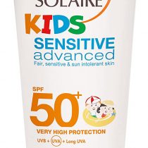 Garnier Ambre Solaire Kids Sensitive Sand Resistant Travel Sun Cream SPF50+, High Sun Protection Kids Suncream Lotion SPF50+ Handy Travel Size 50 ml