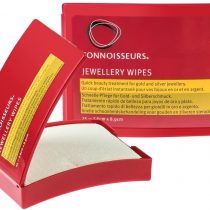 Connoisseurs Jewellery Cleaner Wipes 25 Dry Wipes, Silver, Gold, Platinum & steel