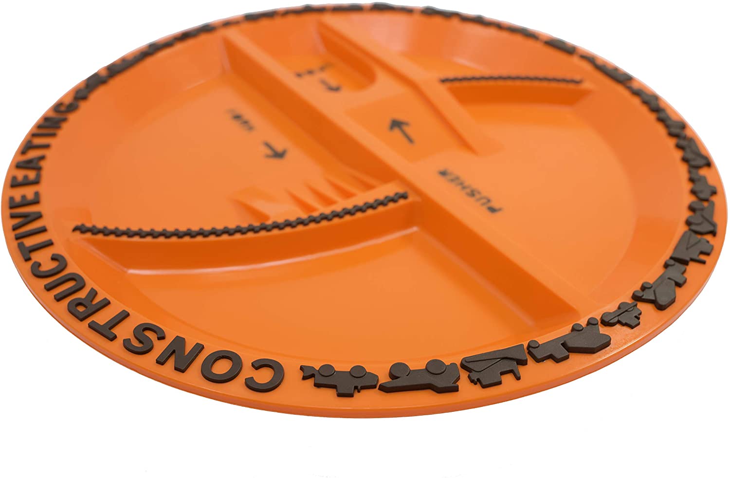 Constructive Eating 1 Construction Plate for Toddlers, Infants, Babies