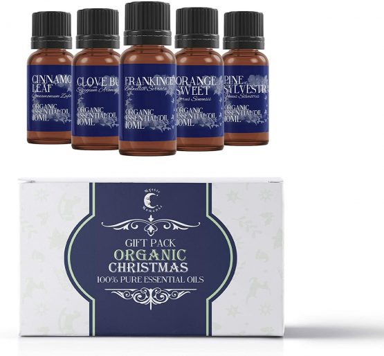 Mystic Moments | Essential Oil Starter Pack - Organic Christmas Oils - 5 x 10ml - 100% Pure …